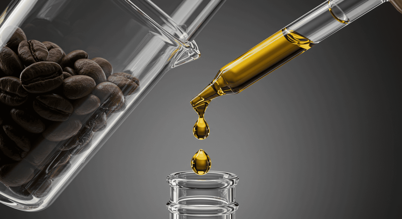 CO2 extraction of coffee absolute
